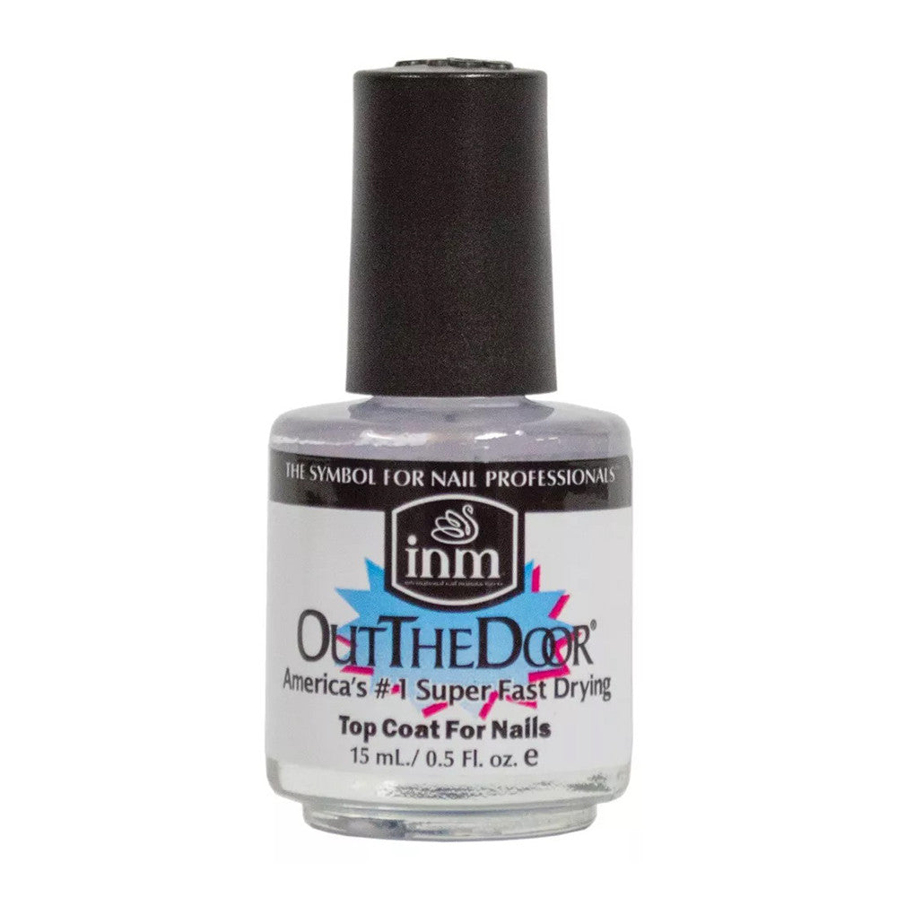 Inm Out The Door Super Fast Dry, Top Coat for Nails, 12 Ea